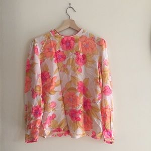 Amazing Vintage Floral Top - Italian